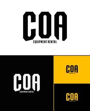 Logo Design by Afika_YN for COA Equipment Rental | Design: #32612113