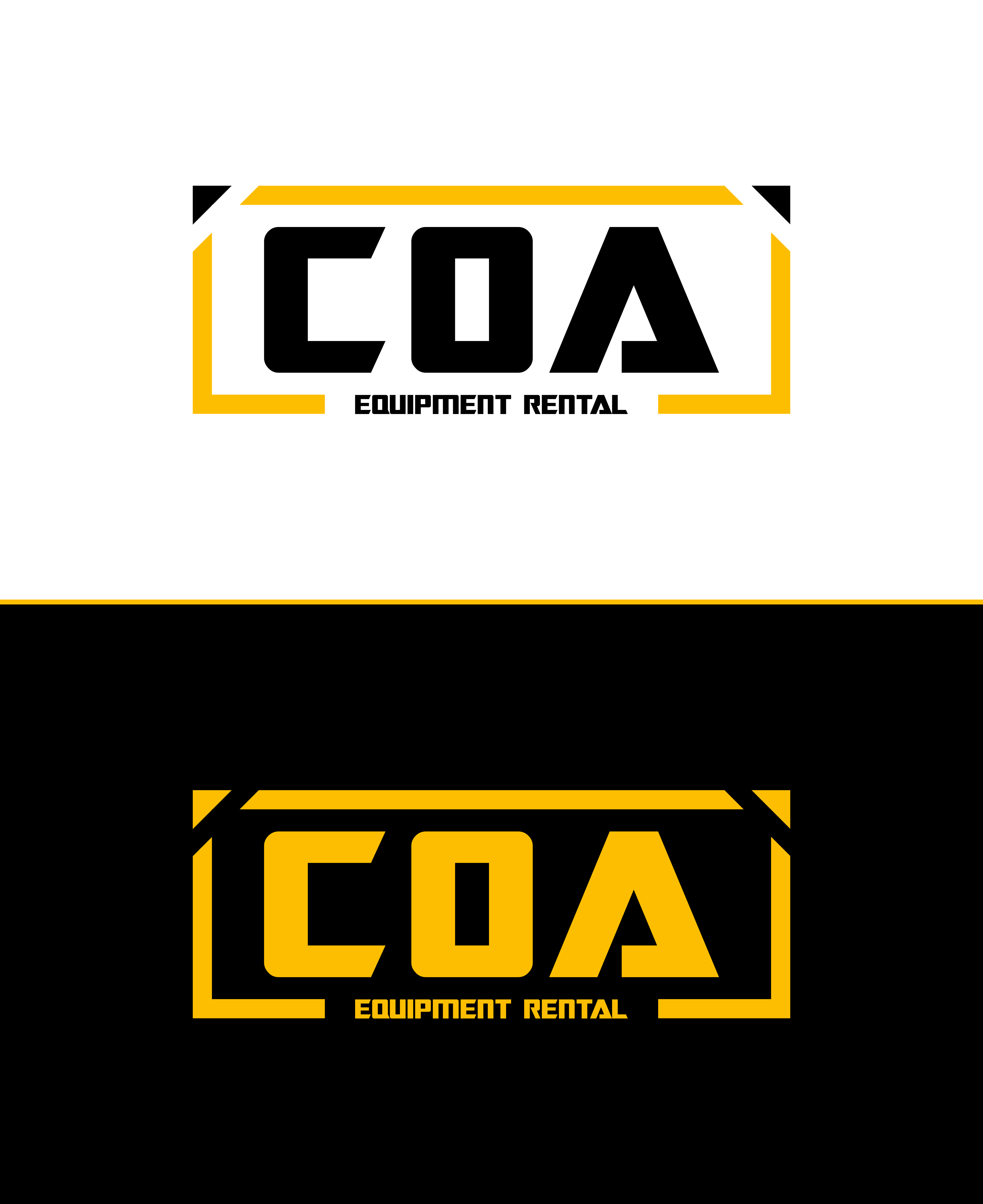 Logo Design by Afika_YN for COA Equipment Rental | Design #32612155