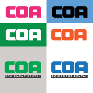 Logo Design by Md Hasibur Rahman for COA Equipment Rental | Design: #32615957