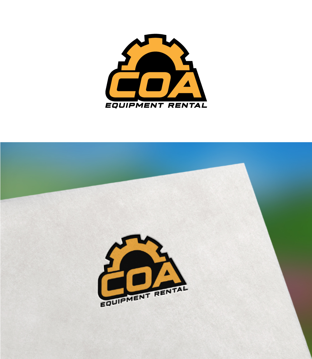 Logo Design by VisionCraft™ for COA Equipment Rental | Design #32625554
