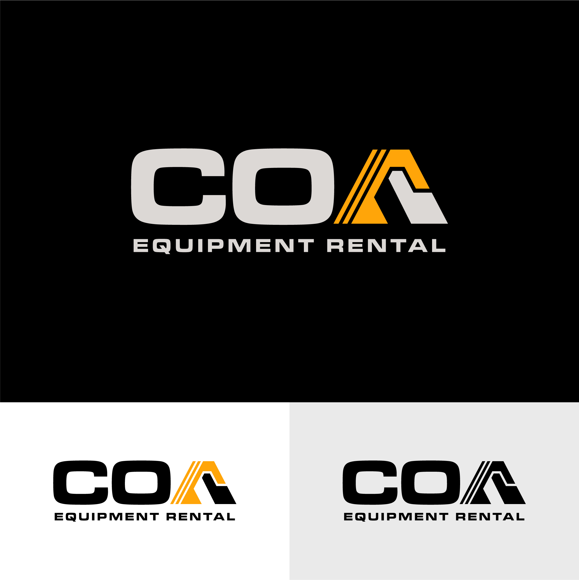 Diseño de Logo por Ryz Design para COA Equipment Rental | Diseño #32653484