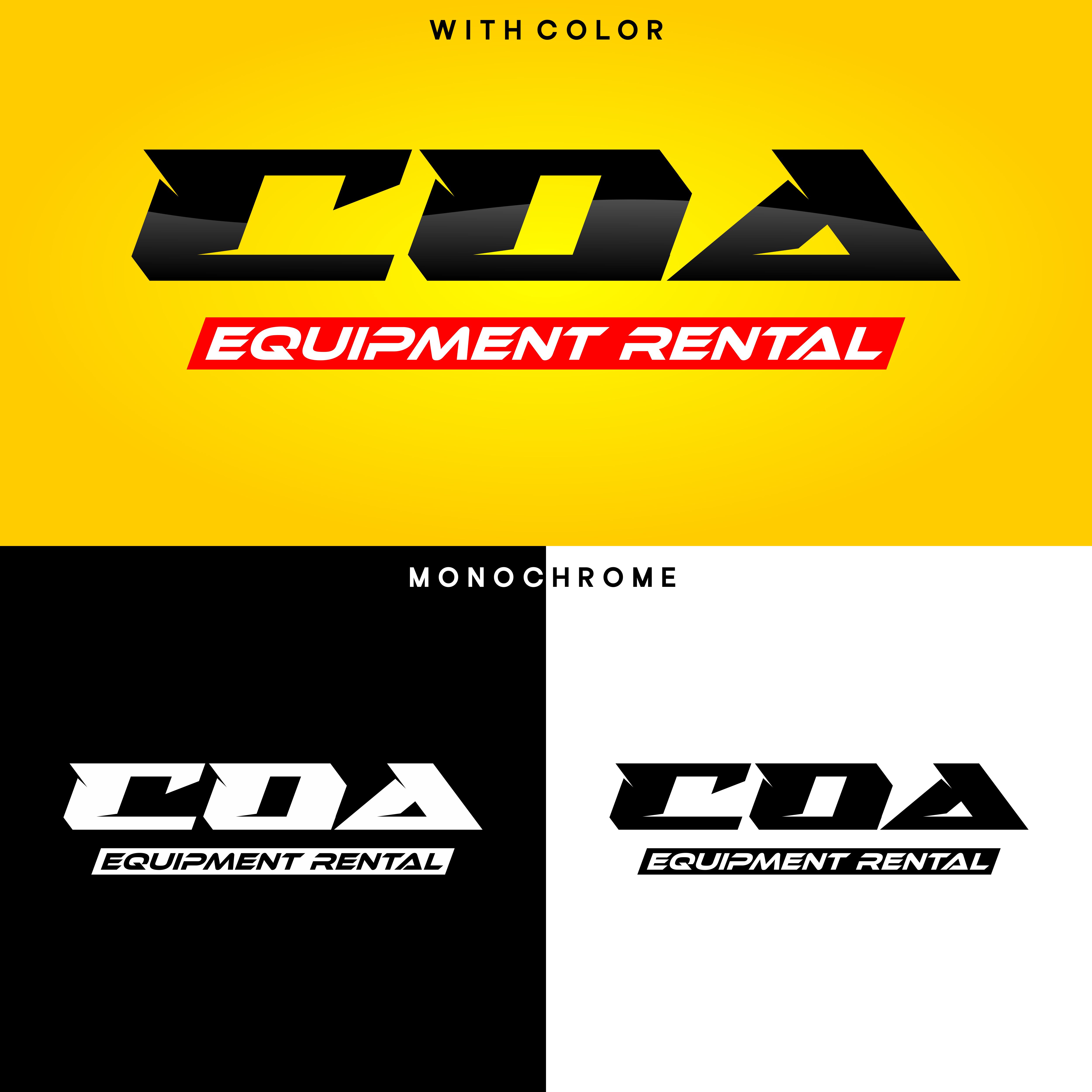Logo Design by Owl Design for COA Equipment Rental | Design #32614511