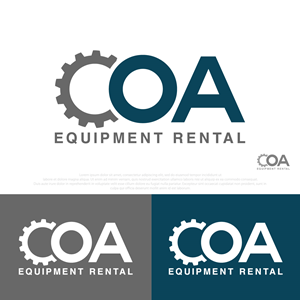 Logo Design by DesignLima for COA Equipment Rental | Design: #32619780
