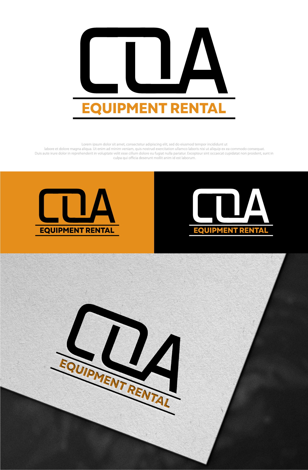 Logo Design by DesignLima for COA Equipment Rental | Design #32619784