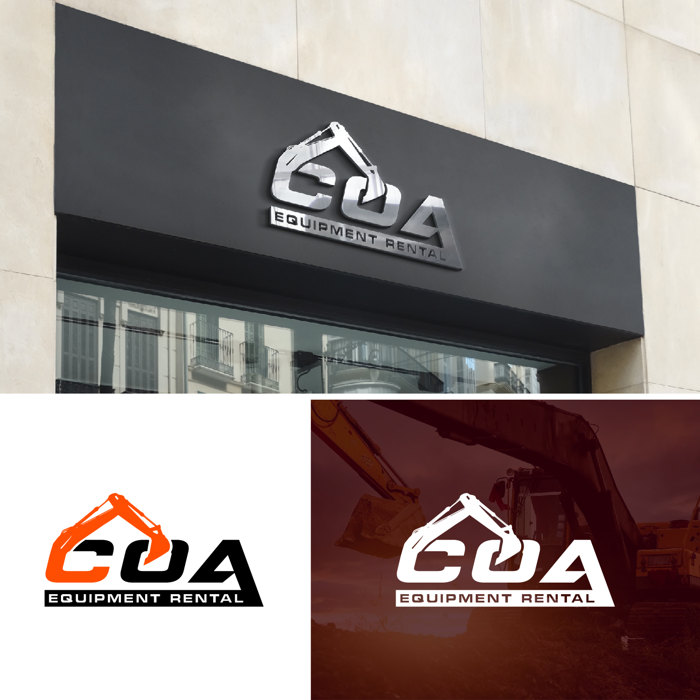 Logo Design by AL-BARAKAH for COA Equipment Rental | Design #32616112