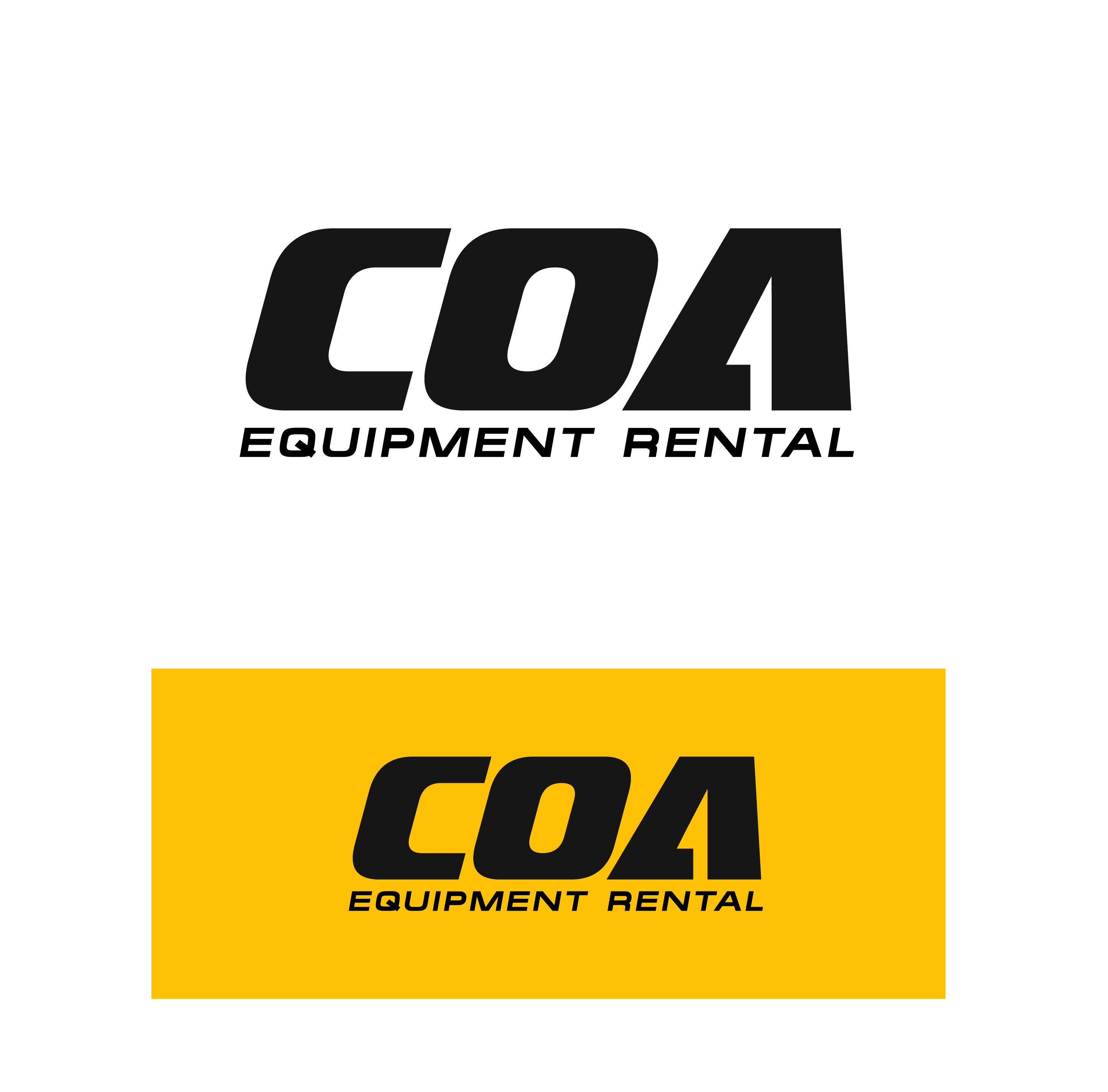 Logo Design by Paras Bali for COA Equipment Rental | Design #32631298