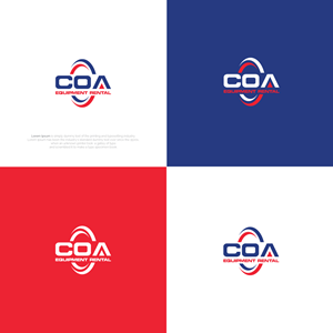 Design de Logo par R.design pour COA Equipment Rental | Design : #32616245