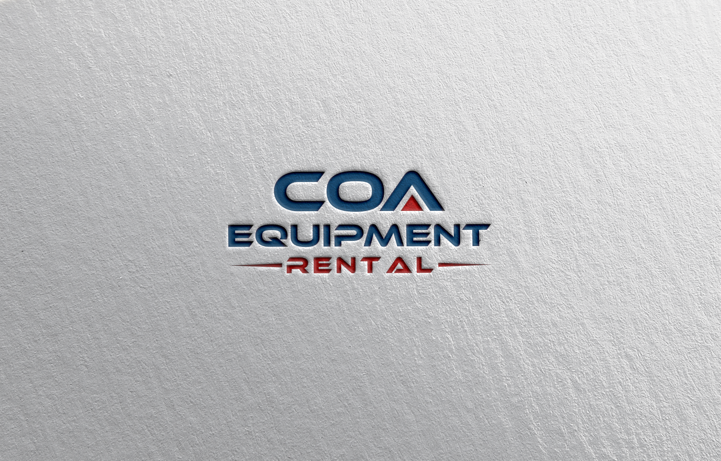 Logo Design by R.design for COA Equipment Rental | Design #32617217