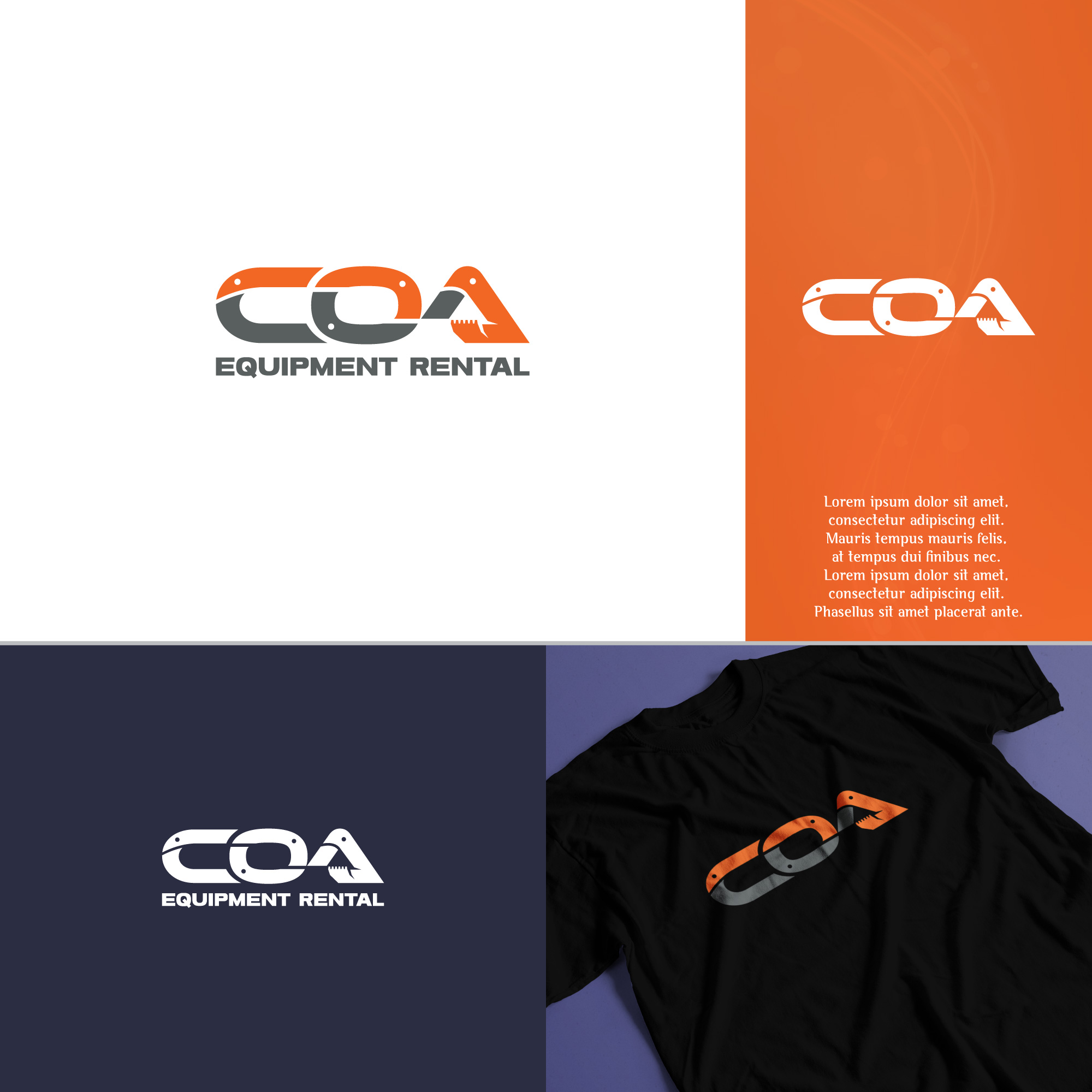Logo Design by Arjuna Design for COA Equipment Rental | Design #32614080