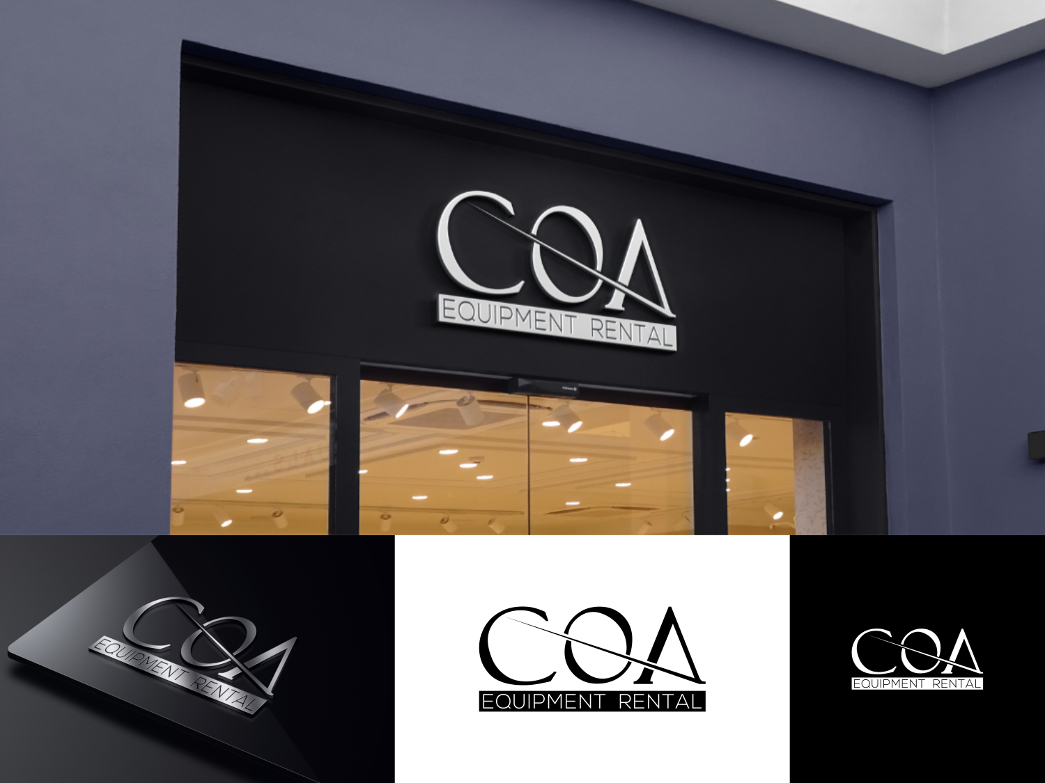 Logo Design by robbyart0809 for COA Equipment Rental | Design #32616636