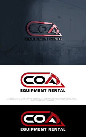 Logo Design by AlphabetZero.co.uk for COA Equipment Rental | Design: #32620522