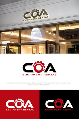 Logo Design by AlphabetZero.co.uk for COA Equipment Rental | Design: #32620525