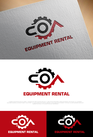 Logo Design by AlphabetZero.co.uk for COA Equipment Rental | Design: #32620528