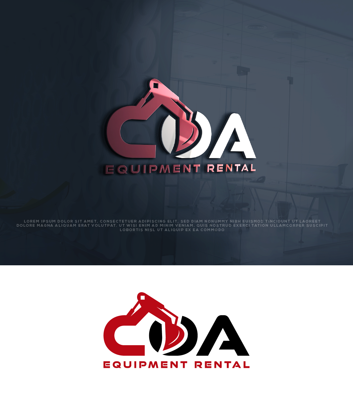 Logo Design by AlphabetZero.co.uk for COA Equipment Rental | Design #32620532