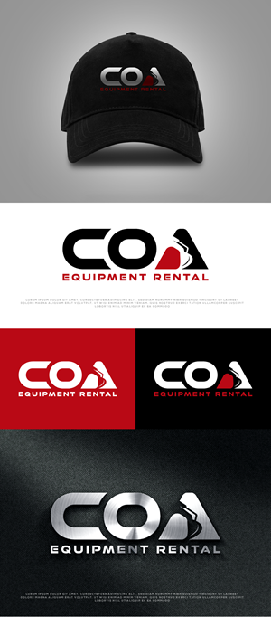 Logo Design by AlphabetZero.co.uk for COA Equipment Rental | Design: #32622930