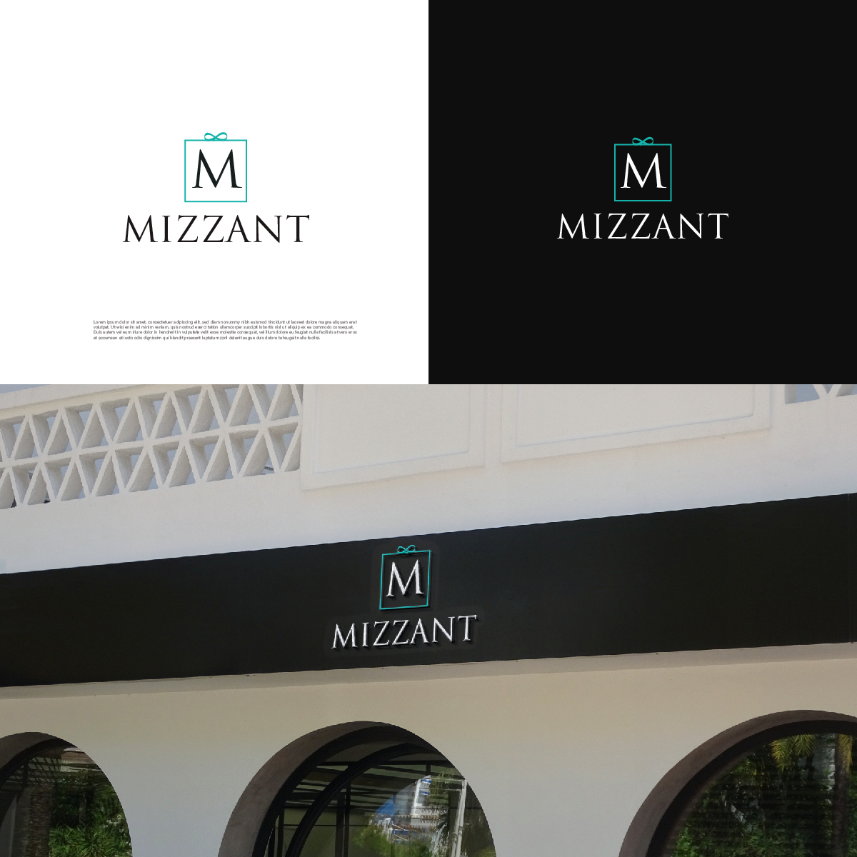 Logo Design for "MIZZANT" in full + the letter "M" as a logo/symbol ...