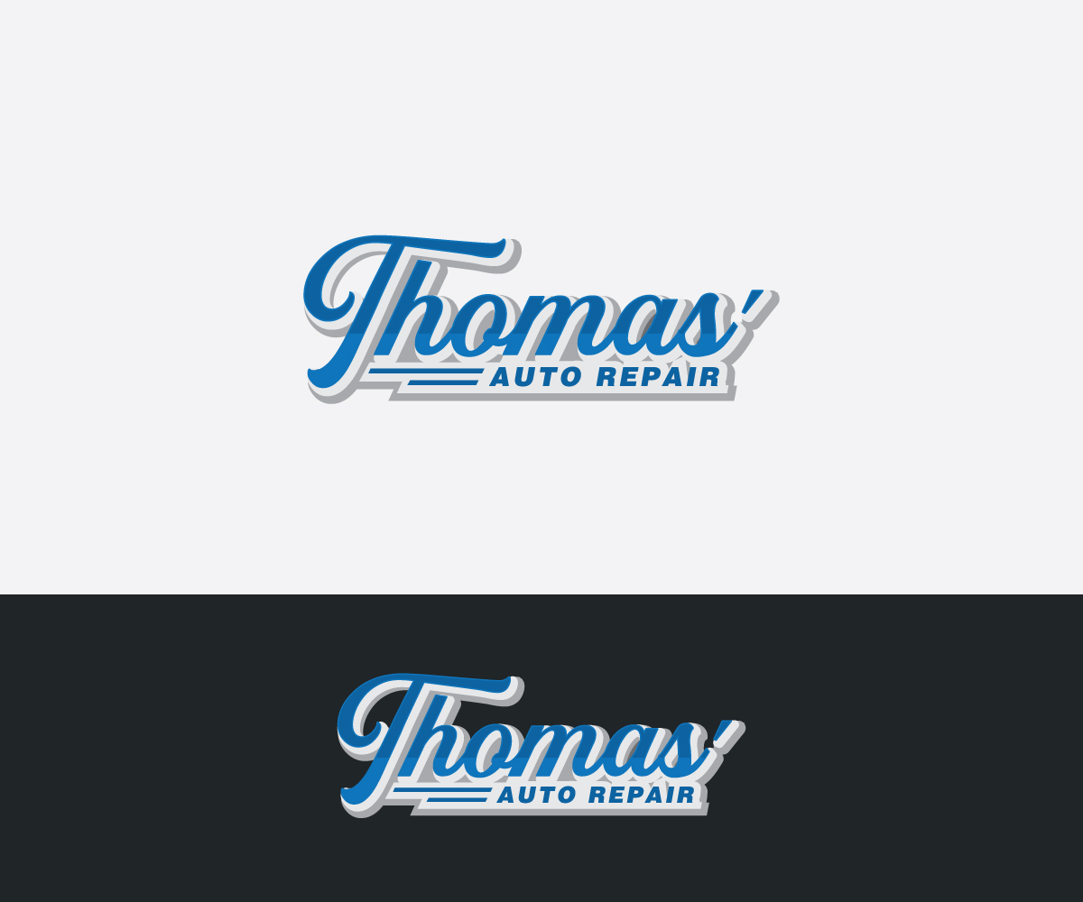 Traditional, Personable, Auto Repair Logo Design for Thomas' Auto