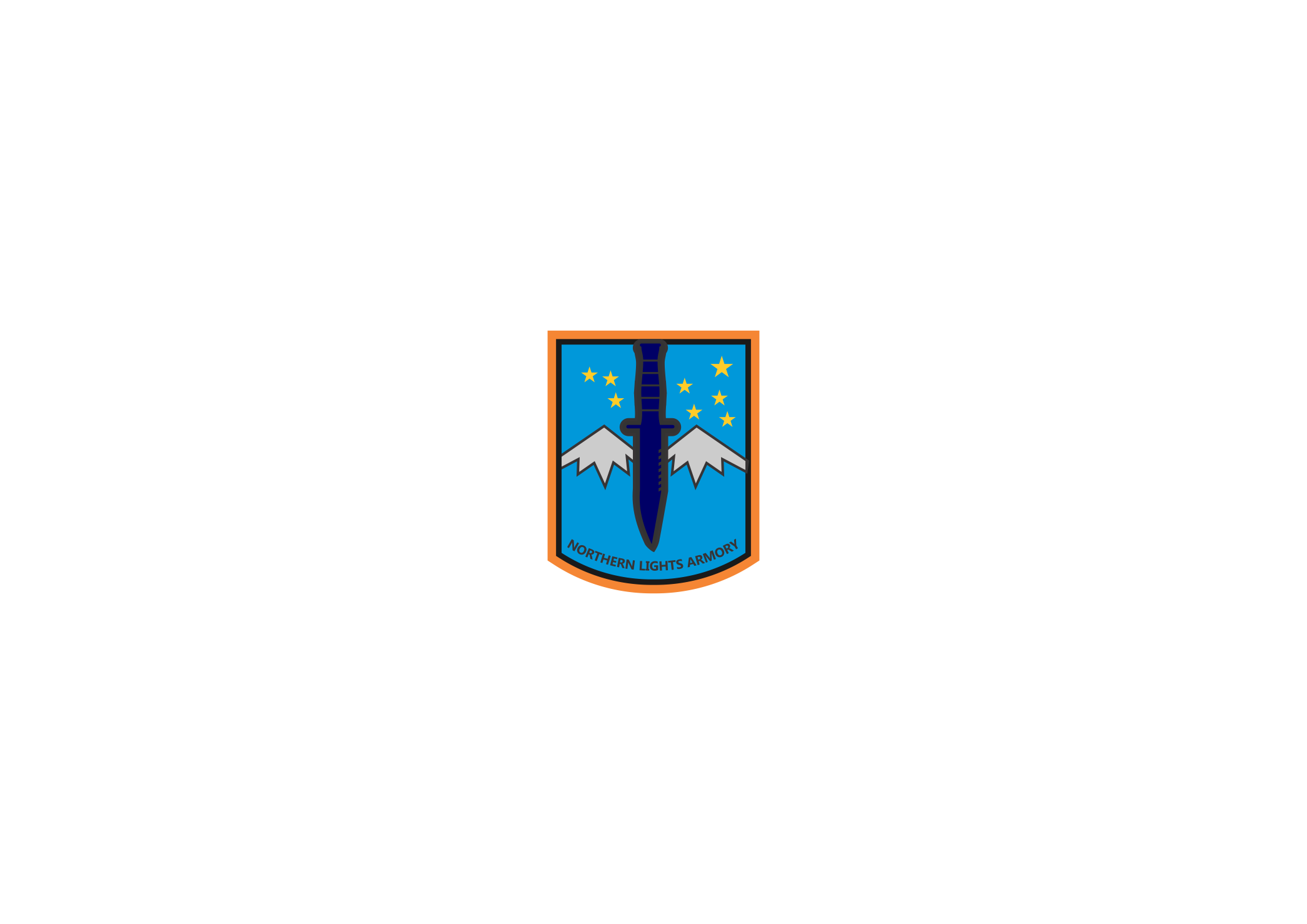 Logo Design by Atiek for Northern Lights Armory | Design #32617233