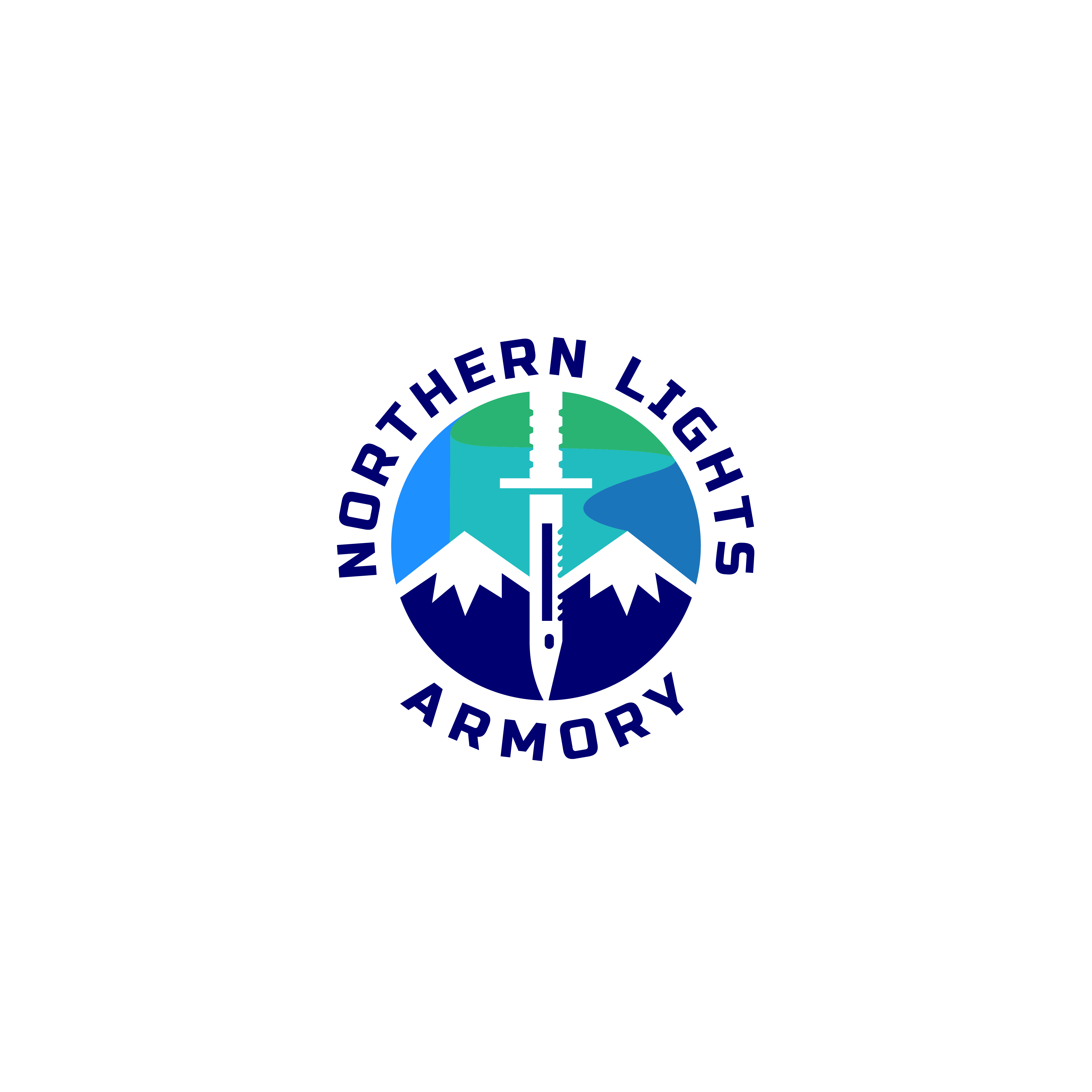 Logo Design by the3kings for Northern Lights Armory | Design #32619691