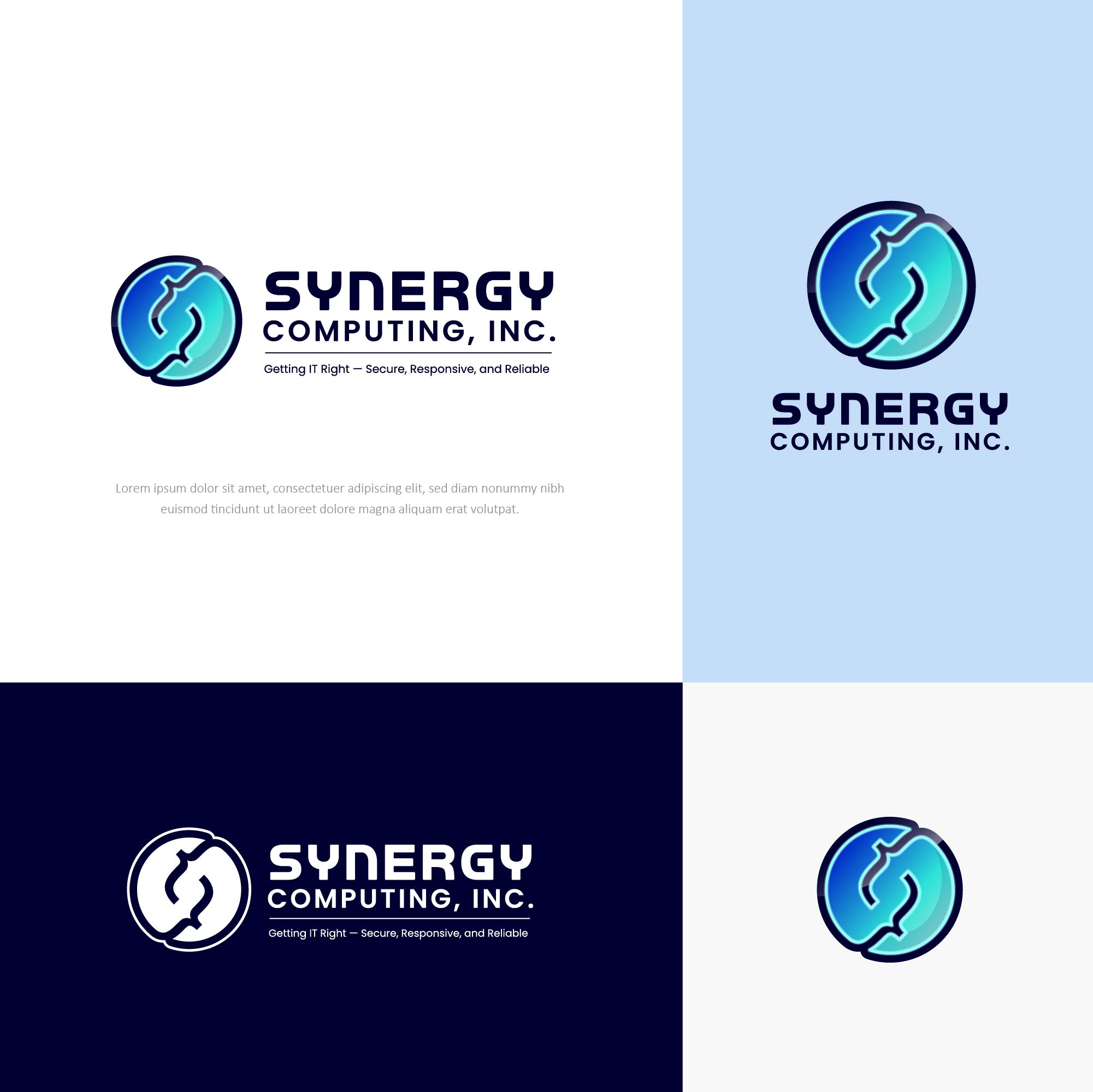 Logo-Design von Transformed Design Inc. für Synergy Computing, Inc. | Design #32641334
