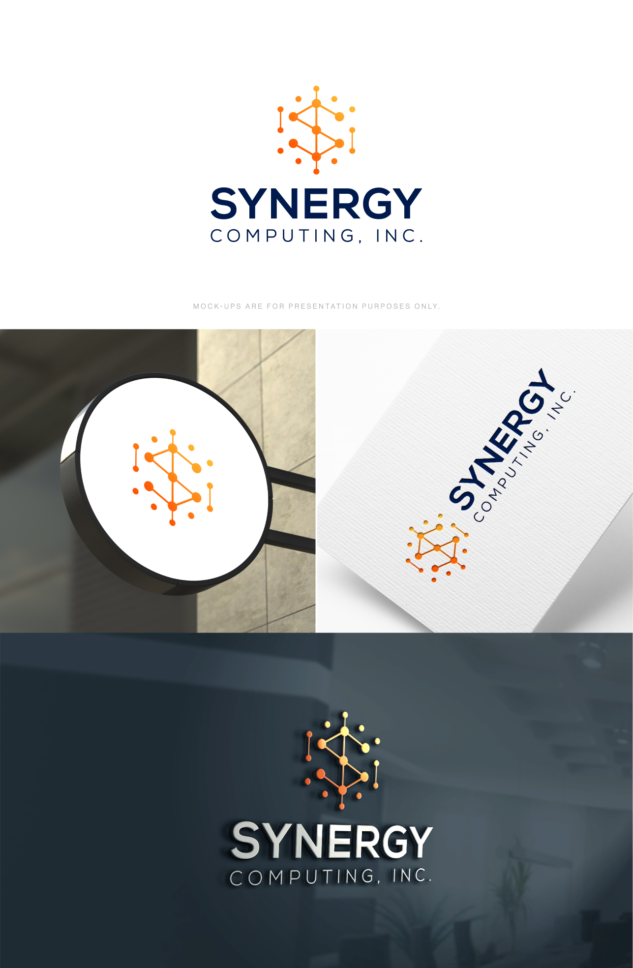 Logo Design by The Lion Studios for Synergy Computing, Inc. | Design #32633879