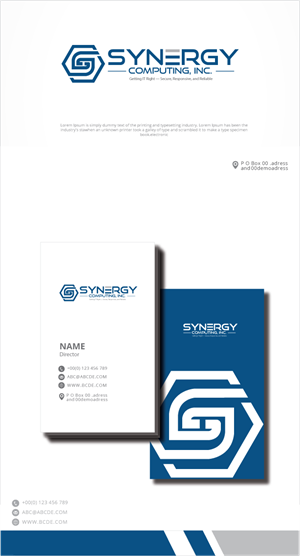Diseño de Logo por zebronicgraphic para Synergy Computing, Inc. | Diseño: #32629984