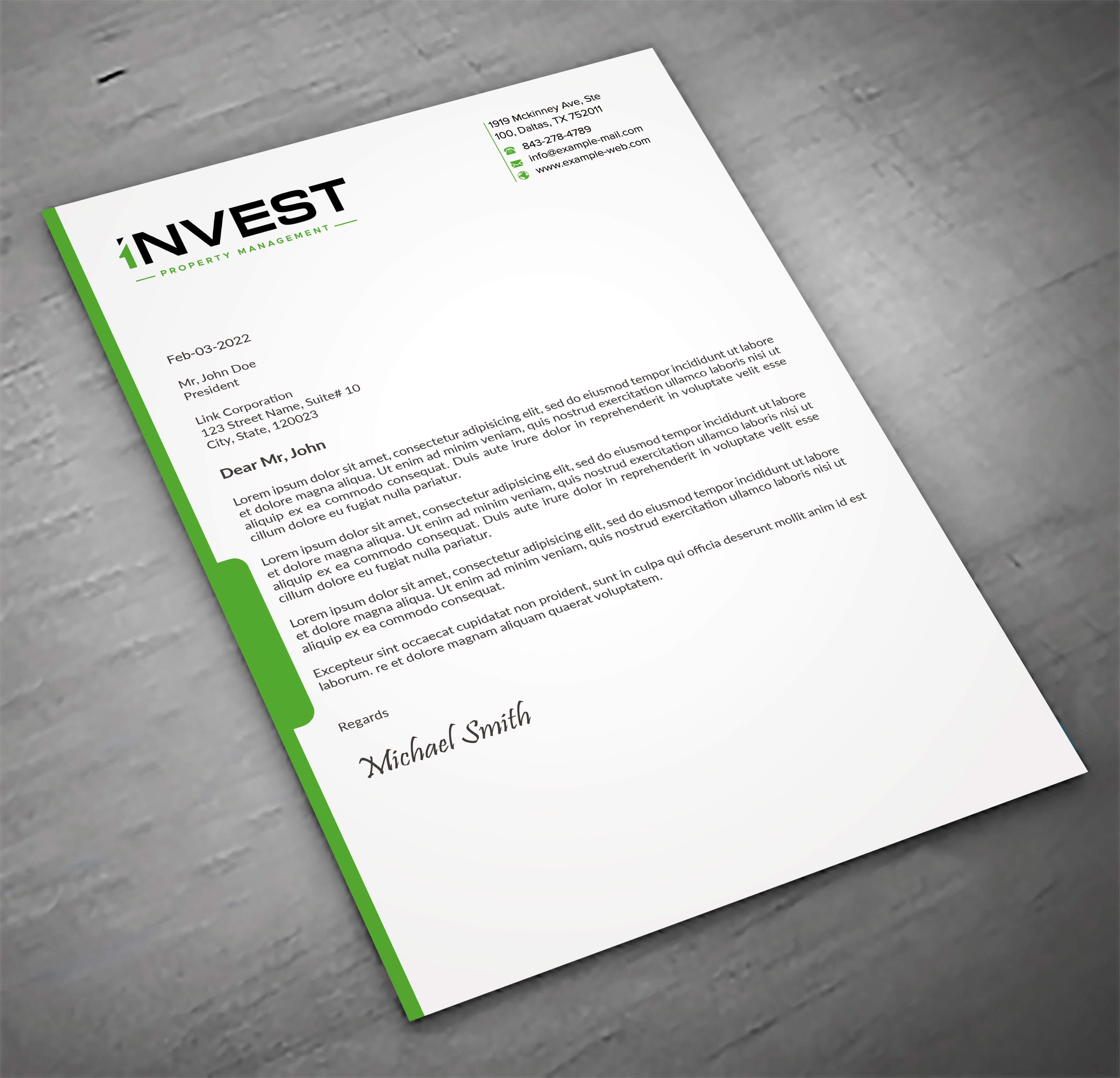 Letterhead Design by sadikul islam for this project | Design #32627368
