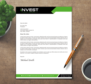 Letterhead Design by sadikul islam for this project | Design: #32627604