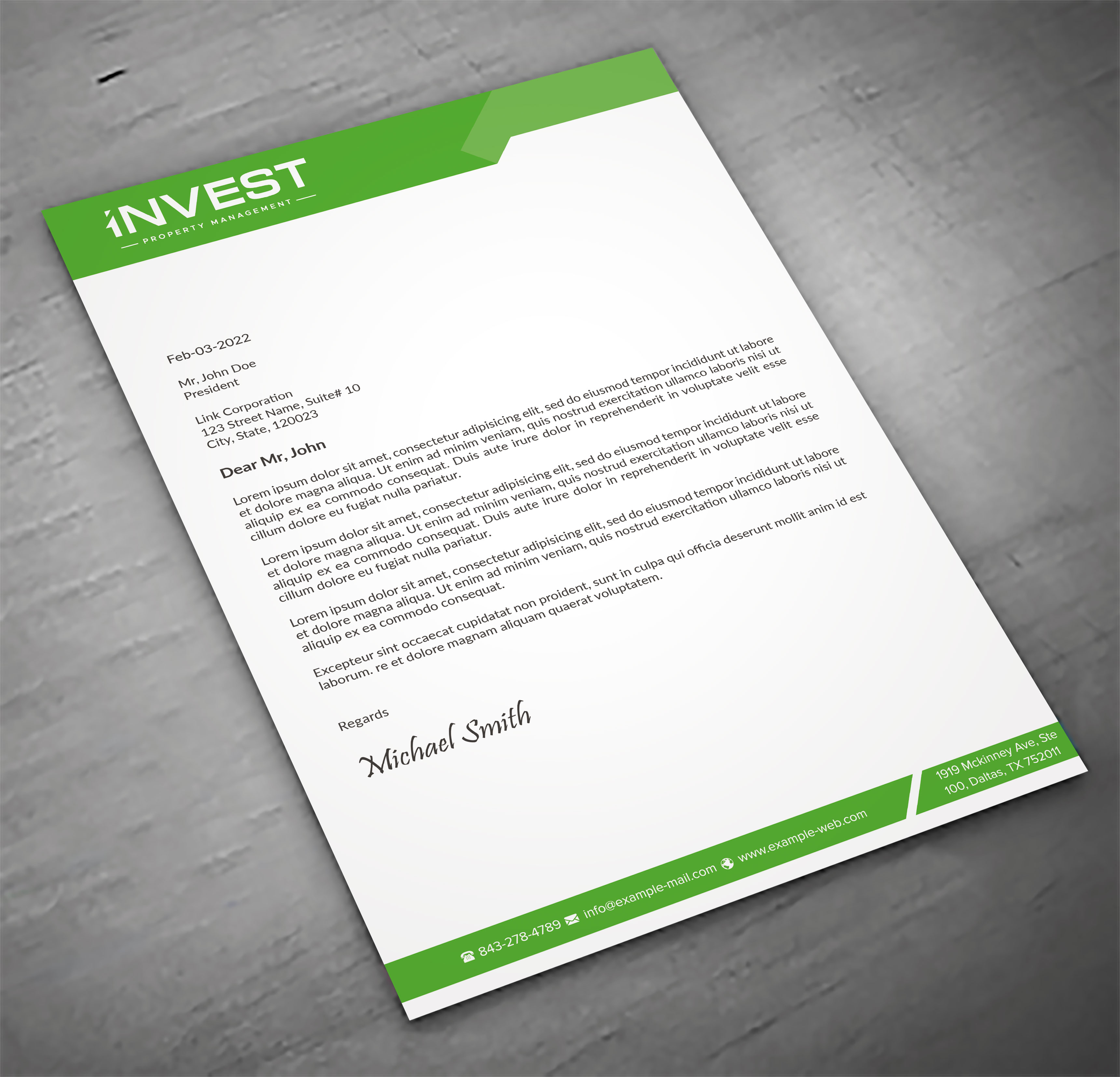 Letterhead Design by sadikul islam for this project | Design #32627613