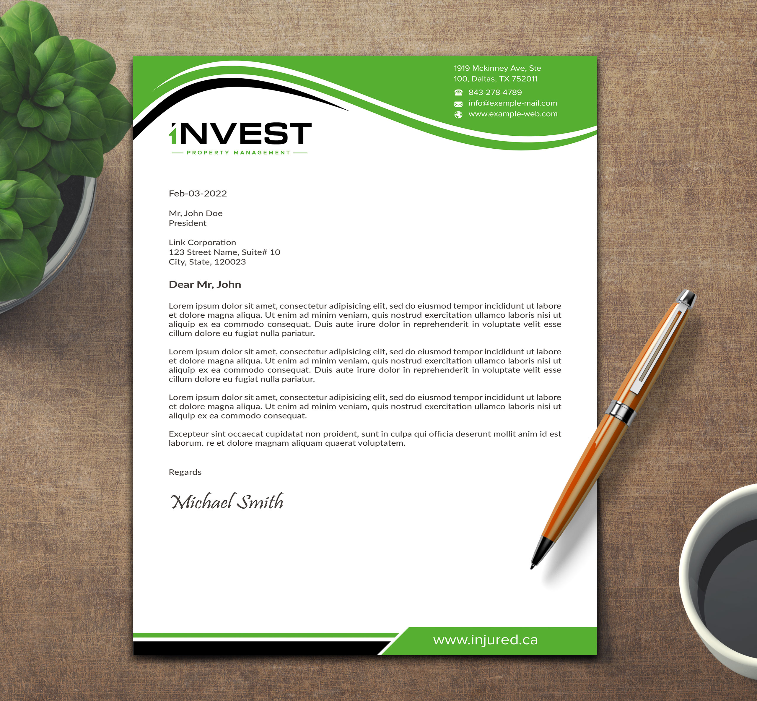 Letterhead Design by sadikul islam for this project | Design #32627726