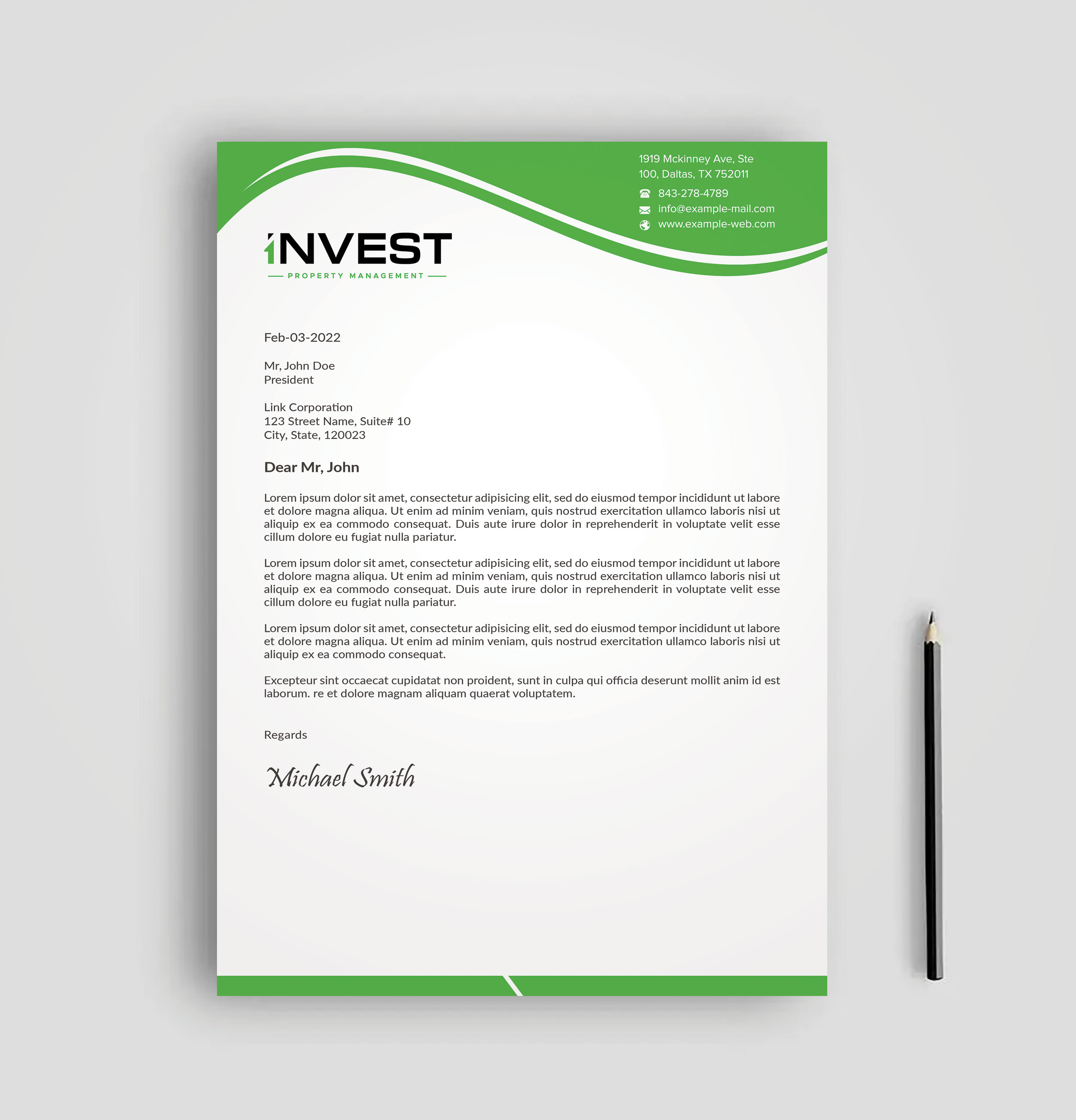 Letterhead Design by sadikul islam for this project | Design #32628813