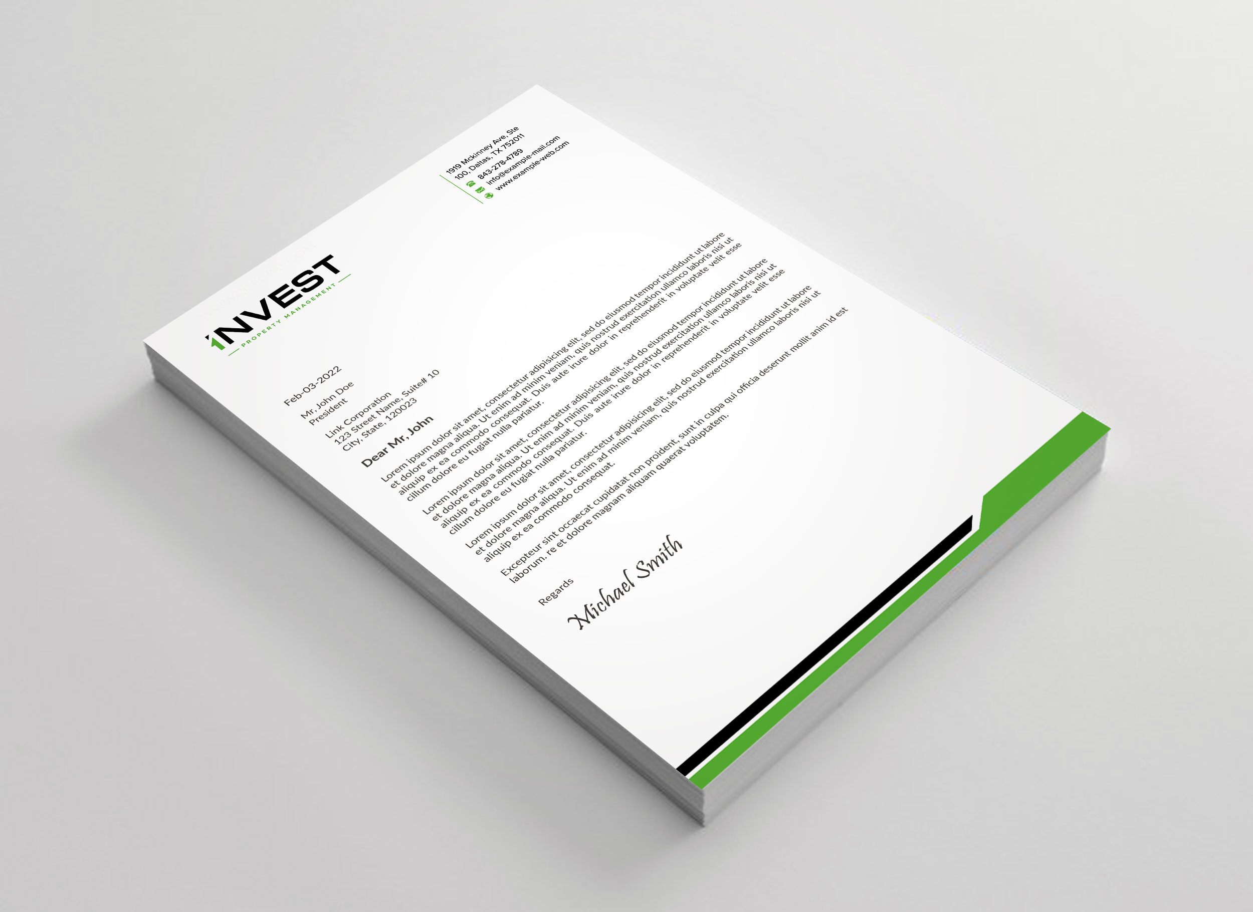 Letterhead Design by sadikul islam for this project | Design #32629495