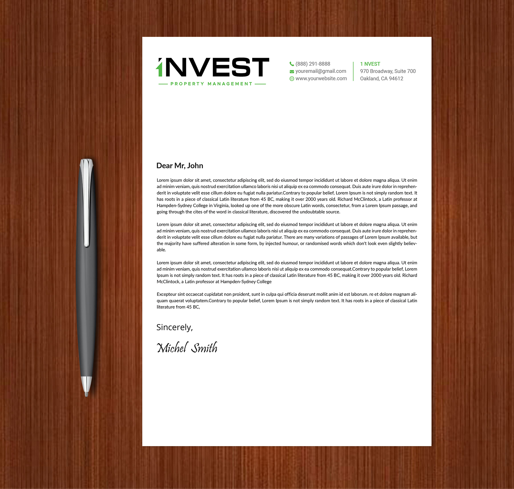 Letterhead Design by Expert Bappy for this project | Design #32627118