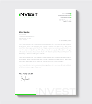Letterhead Design by artbitin