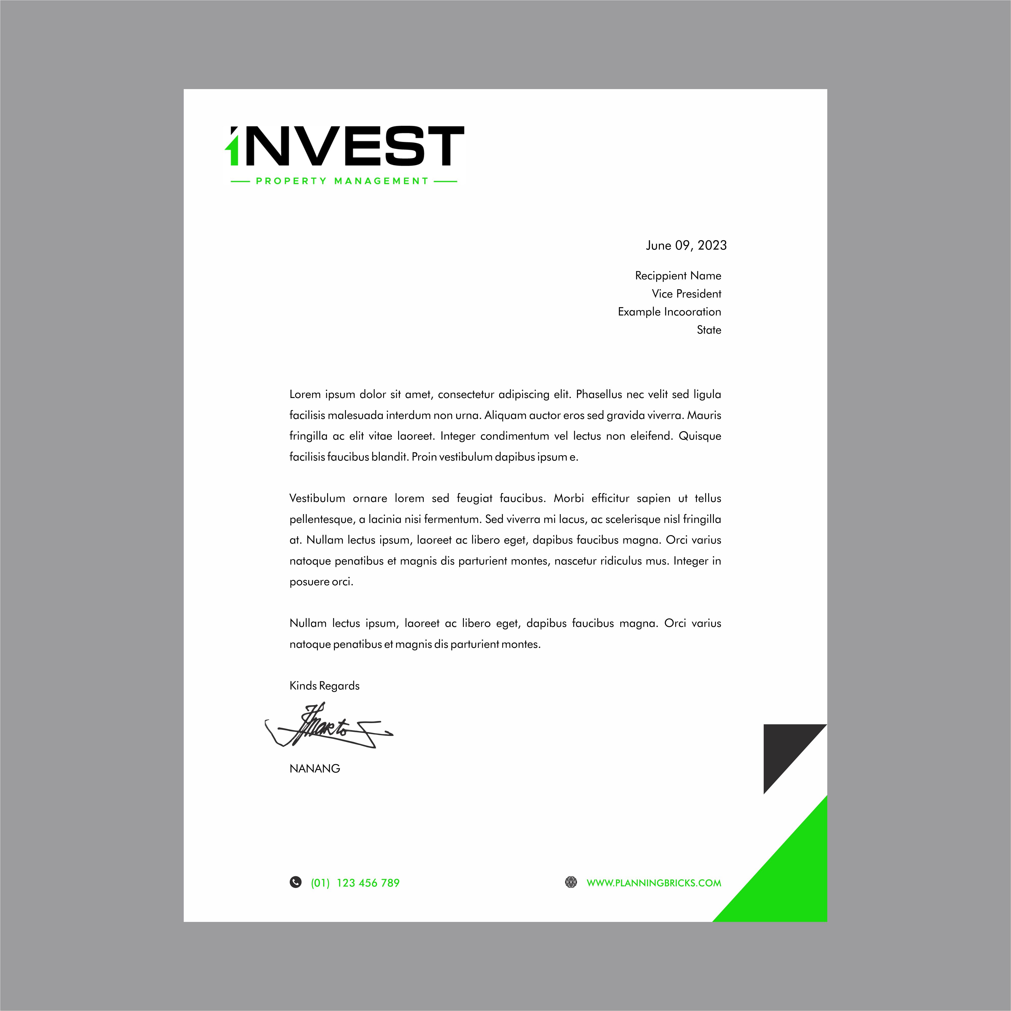 Briefkopf-Design von nng für dieses Projekt | Design #32627808