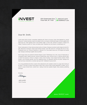 Briefkopf-Design von chandrayaan.creative für dieses Projekt | Design: #32630366