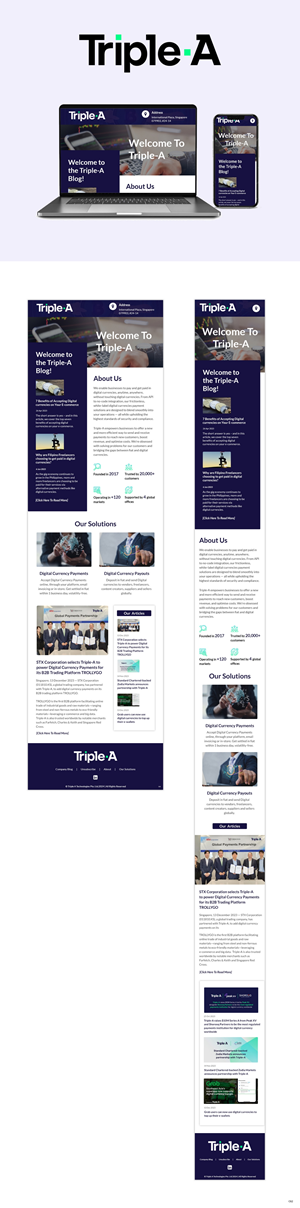 Web Design by pb for AMEEX|mobile | Design: #32640619
