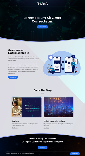 Web Design by Splice-07 for AMEEX|mobile | Design: #32636078