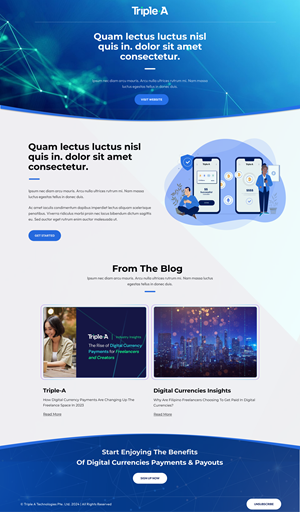 Web Design by Splice-07 for AMEEX|mobile | Design: #32639323