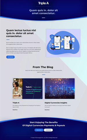 Web Design by Splice-07 for AMEEX|mobile | Design: #32646211