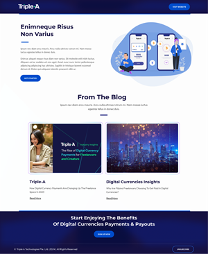 Web Design by Splice-07 for AMEEX|mobile | Design: #32649579