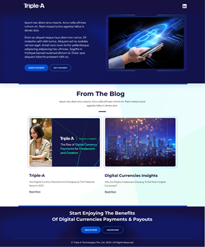 Web Design by Splice-07 for AMEEX|mobile | Design: #32655610
