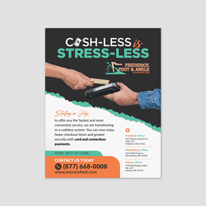 Design de Flyer par san.ty pour Frederick Foot & Ankle | Design : #32629643