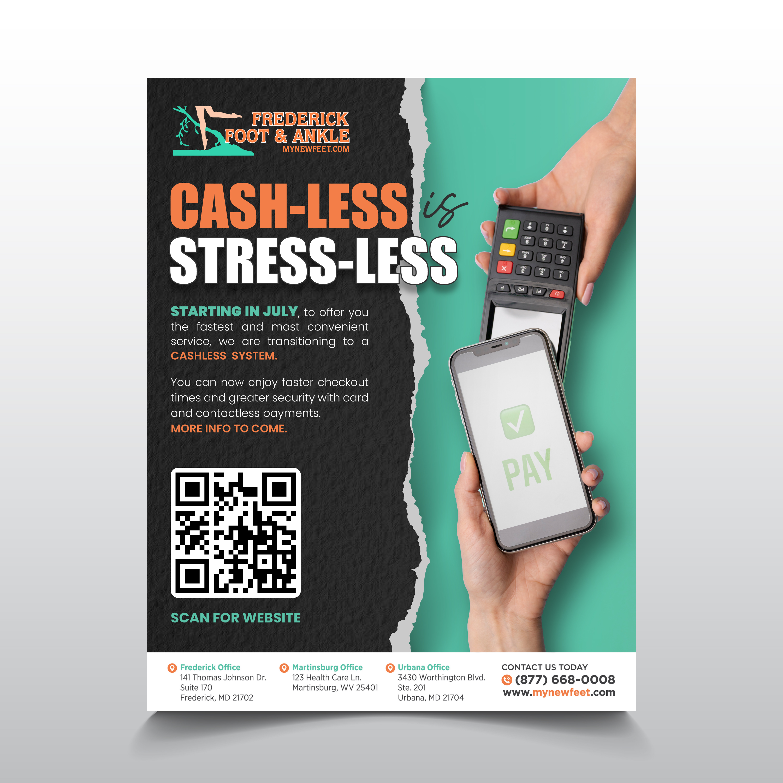 Flyer Design by Winki for Frederick Foot & Ankle | Design #32631444