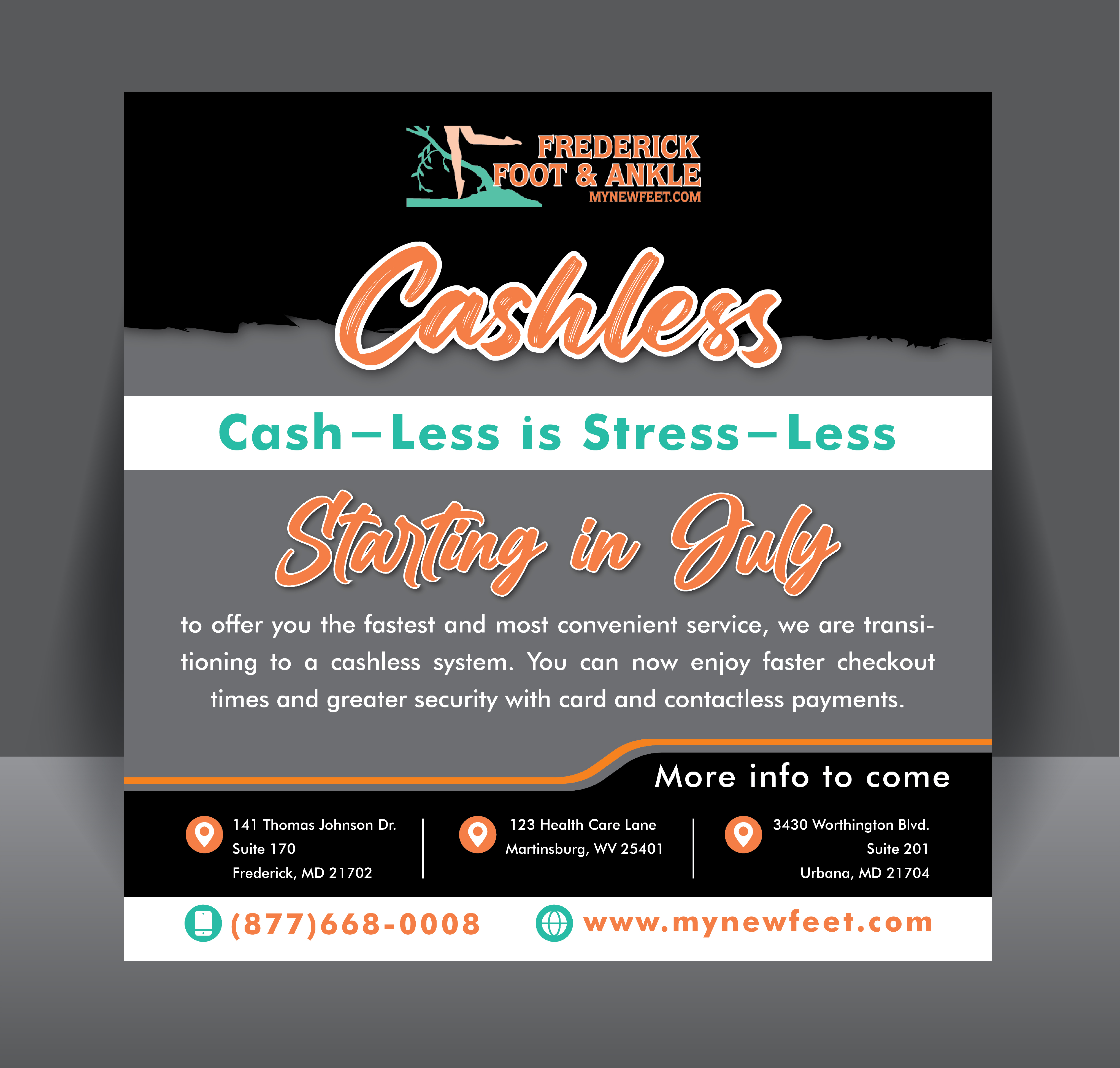 Flyer Design by HT Graphic for Frederick Foot & Ankle | Design #32625141