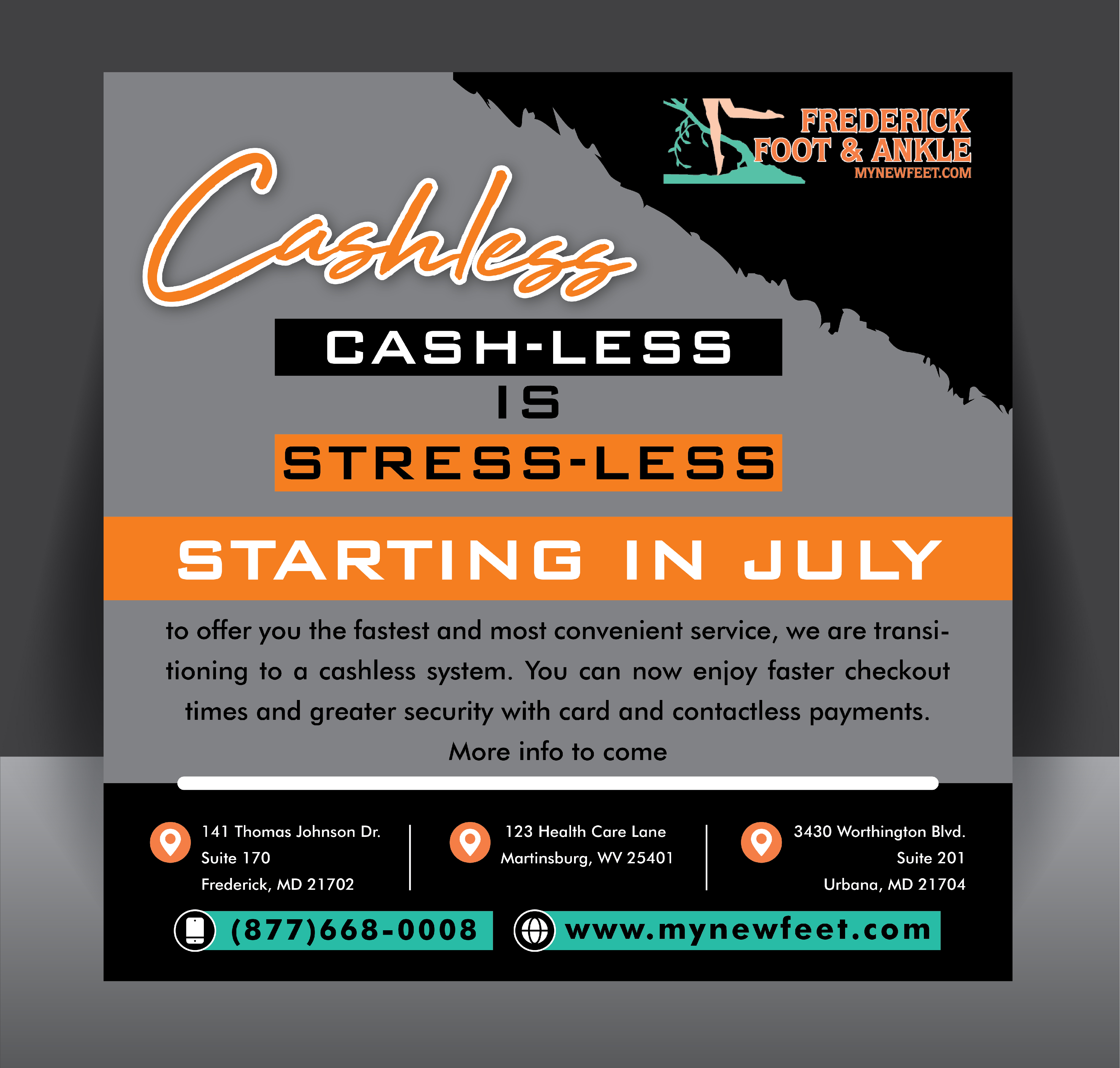 Flyer Design by HT Graphic for Frederick Foot & Ankle | Design #32625890