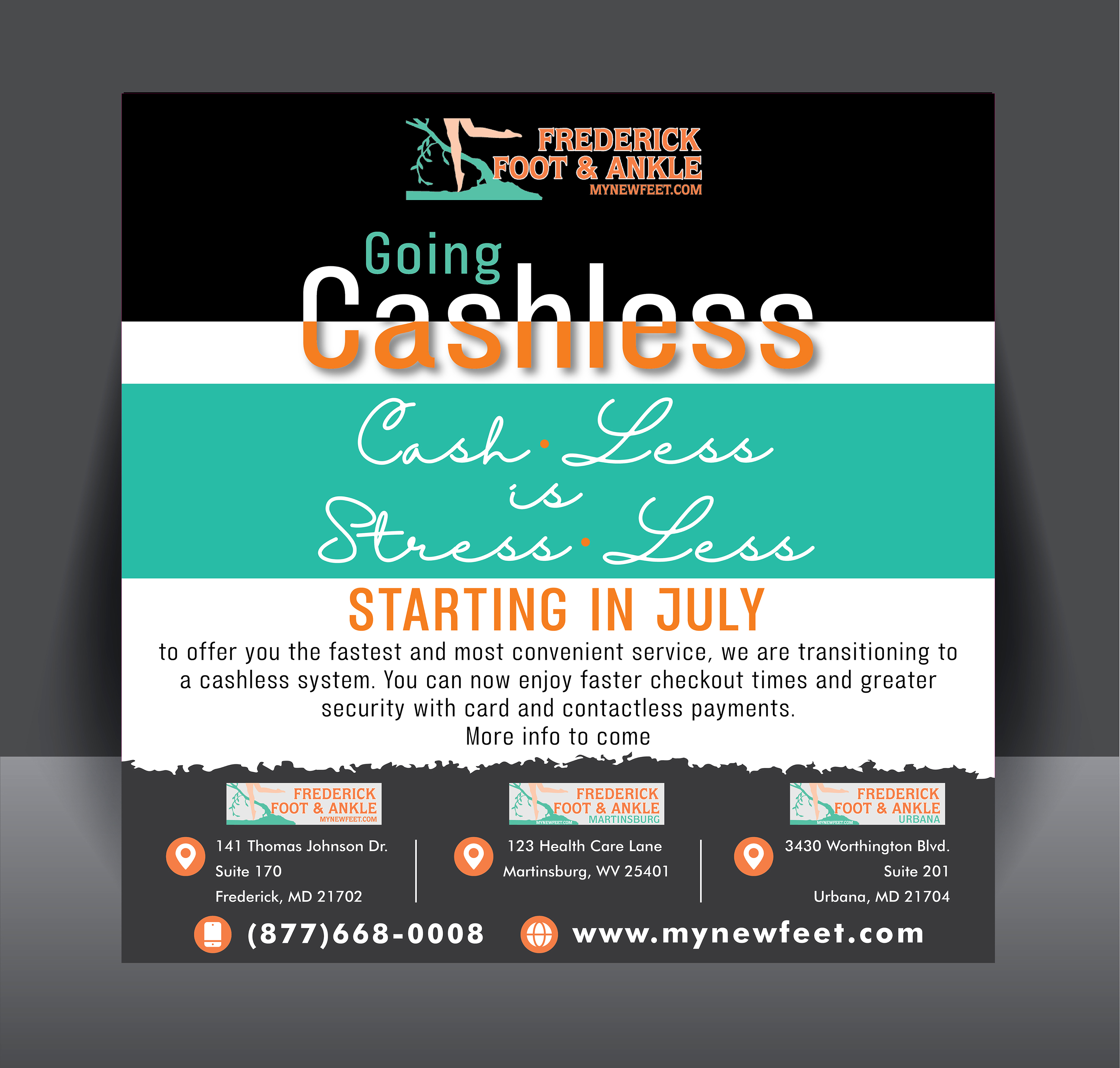 Diseño de Flyer por HT Graphic para Frederick Foot & Ankle | Diseño #32630421