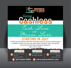Design de Flyer par HT Graphic pour Frederick Foot & Ankle | Design #32630421