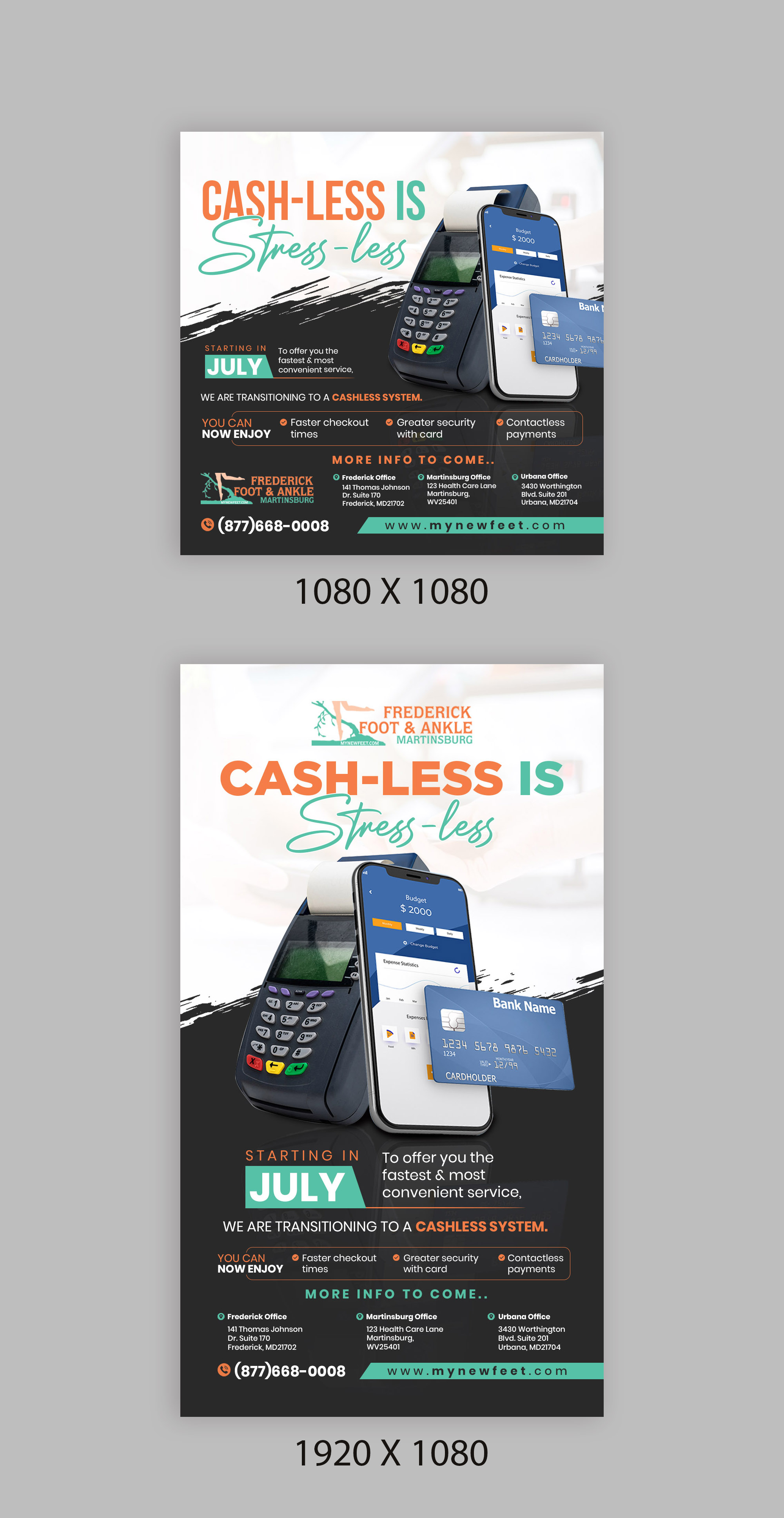 Flyer Design by debdesign for Frederick Foot & Ankle | Design #32628385