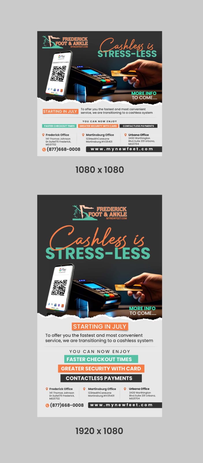 Flyer Design by debdesign for Frederick Foot & Ankle | Design #32628403